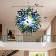 murano glass chandelier
