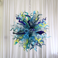 murano glass chandelier