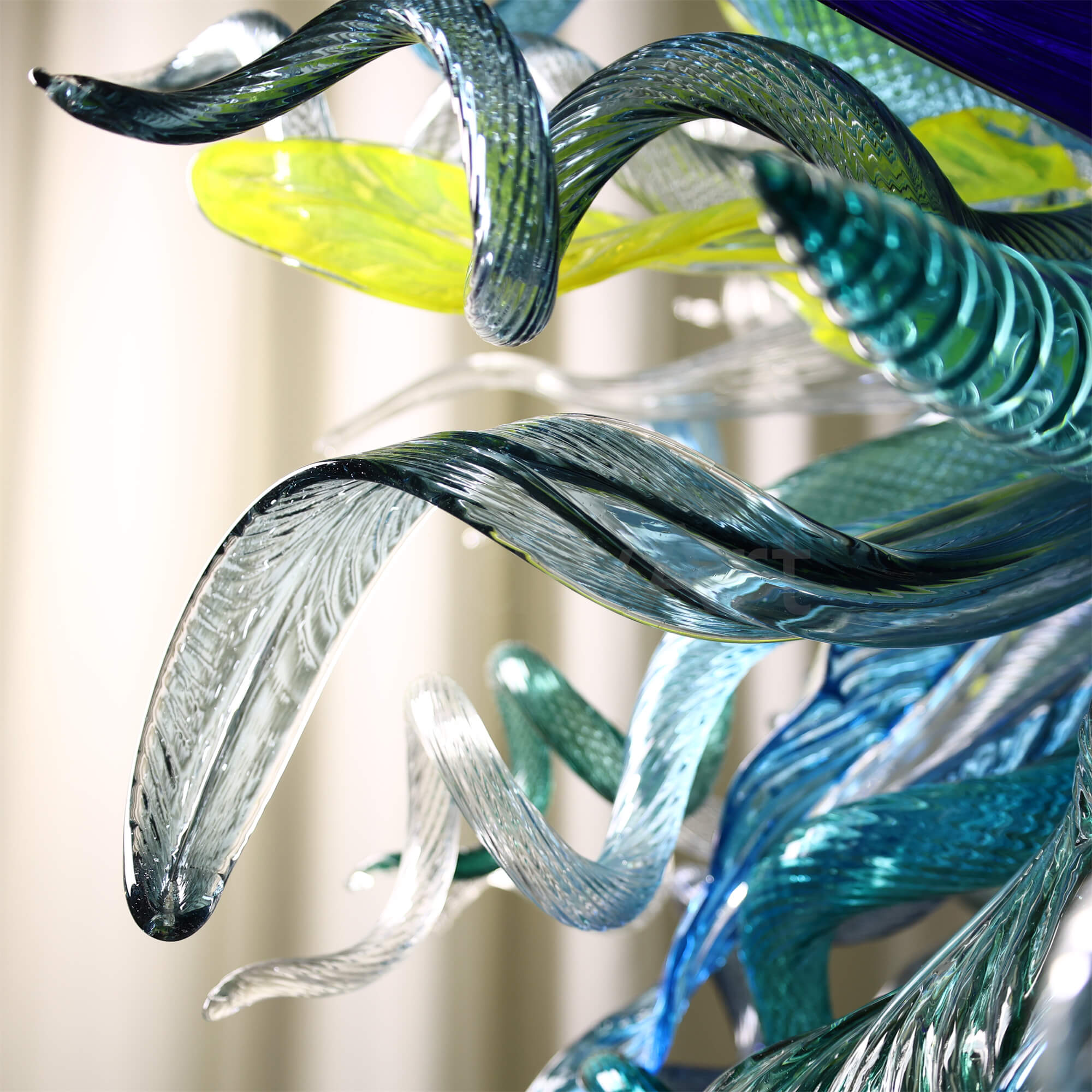 murano glass chandelier