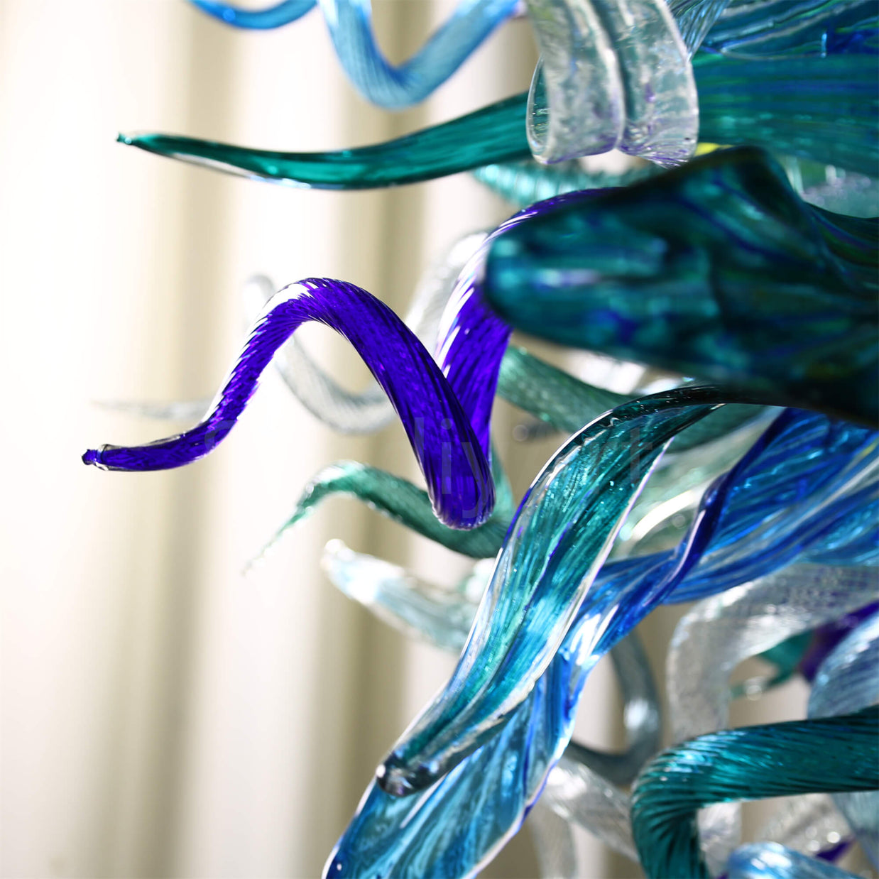 murano glass chandelier