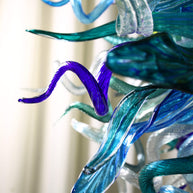 murano glass chandelier