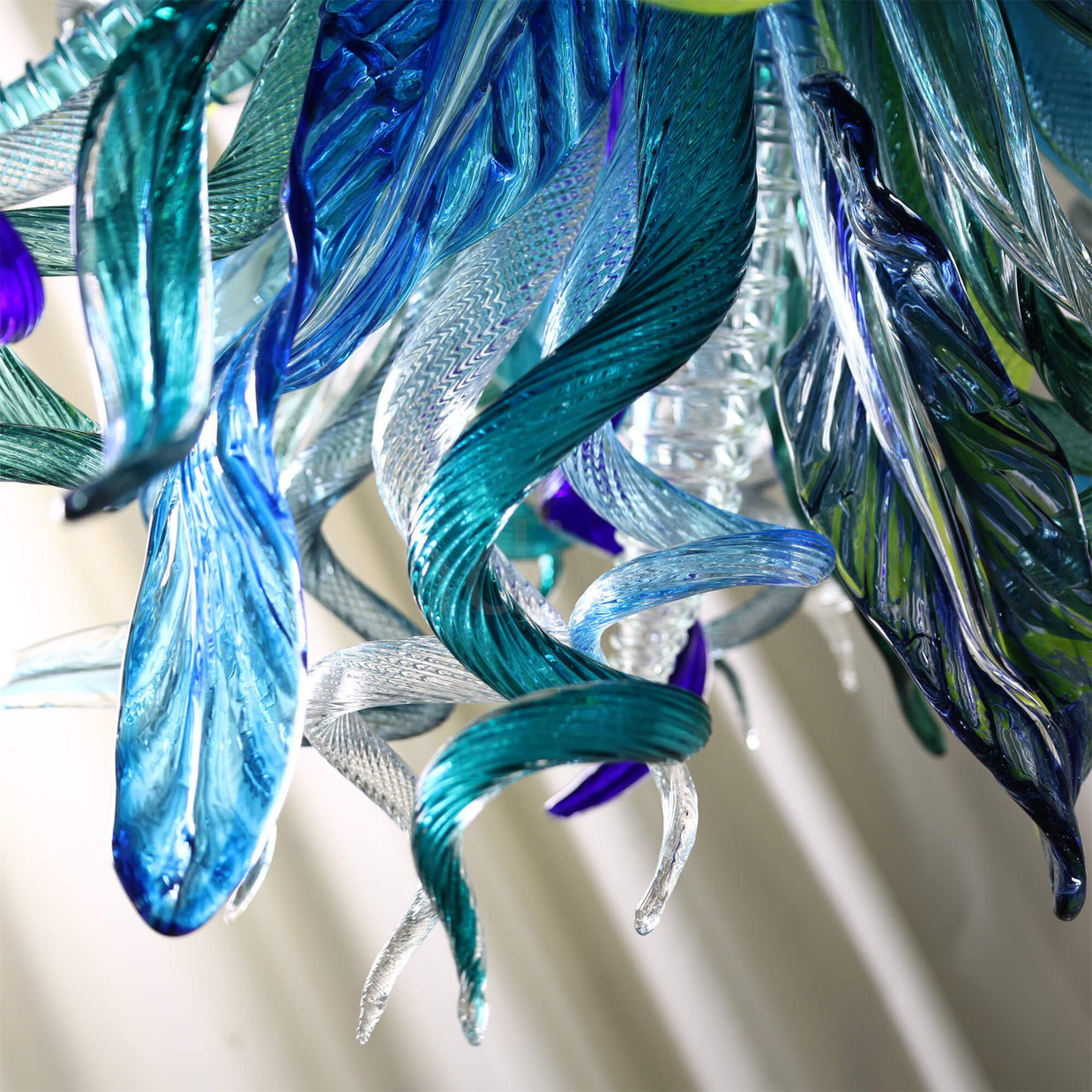 murano glass chandelier