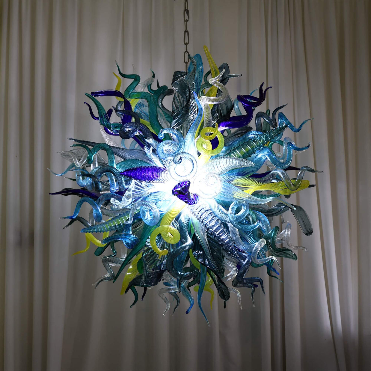 murano glass chandelier