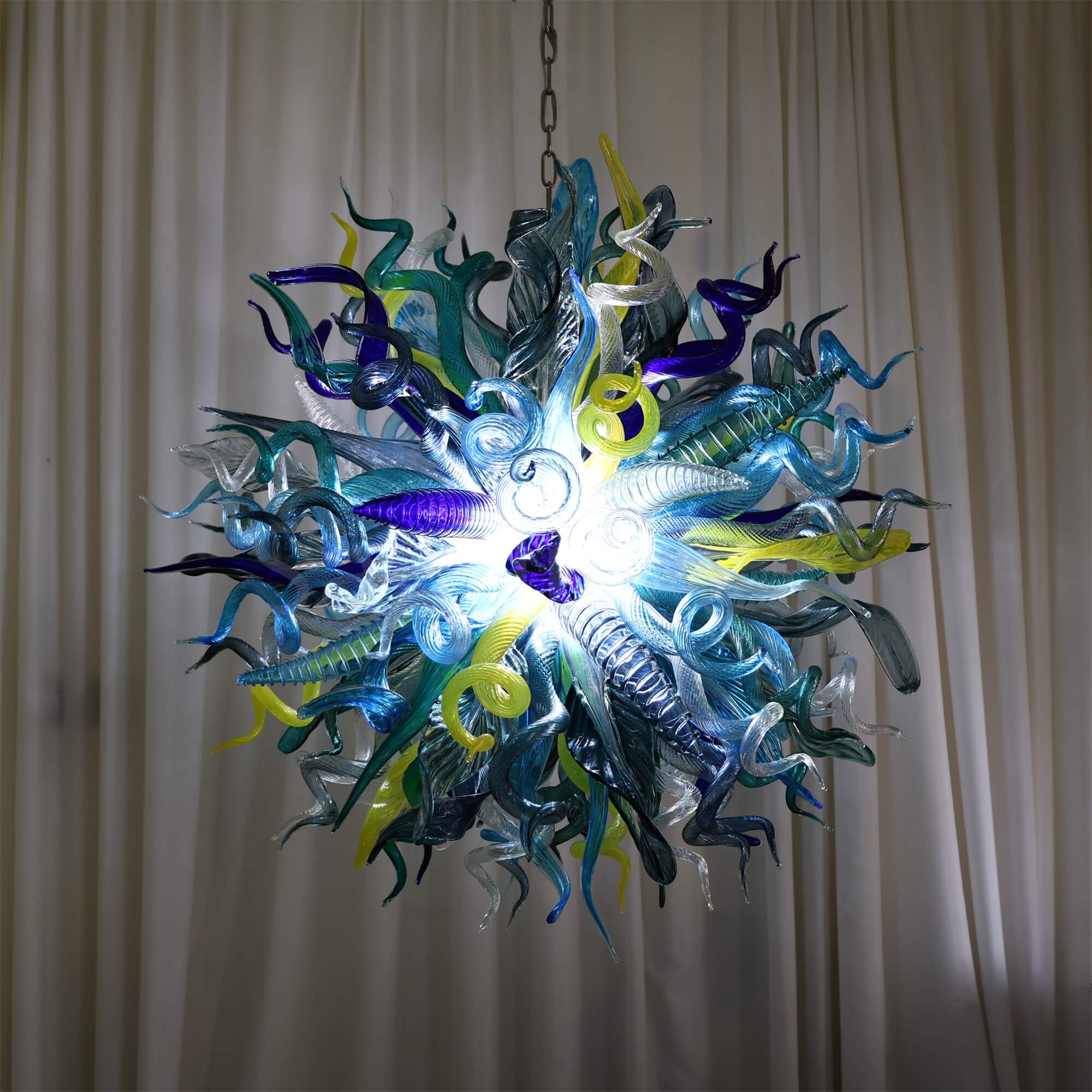 murano glass chandelier