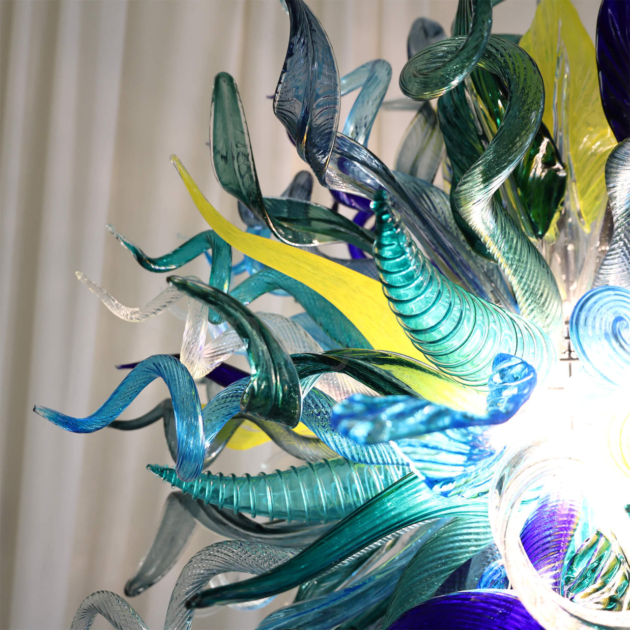 murano glass chandelier