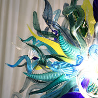 murano glass chandelier