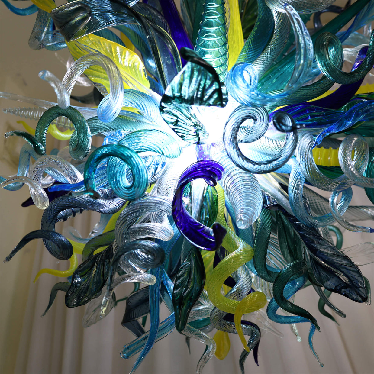 murano glass chandelier