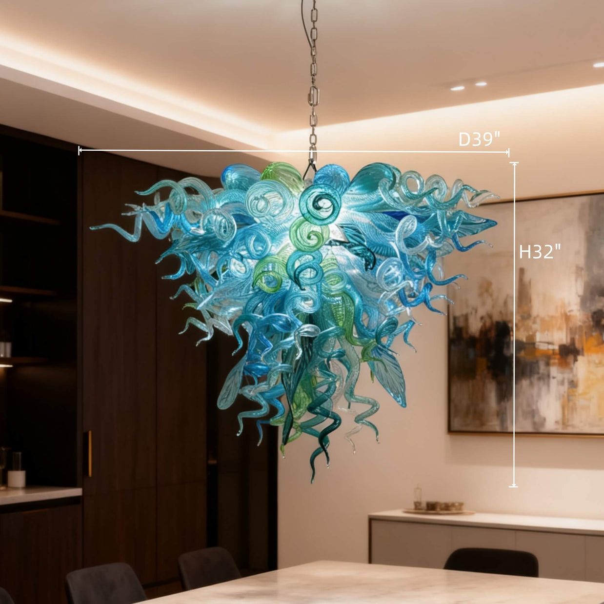 chihuly design chandelier