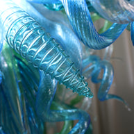 Inspired chihuly design chandelier Hand made DIY blown glass lighting multicolor
