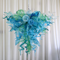 Inspired chihuly design chandelier Hand made DIY blown glass lighting multicolor