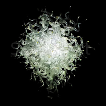 Modern design clear hand blown glass chandeliers modern style