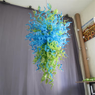 chihuly style big glass chandelier