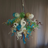 Luxury blown glass art chandelier chihuly style lighting
