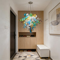 Luxury blown glass art chandelier chihuly style lighting