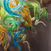 Luxury blown glass art chandelier chihuly style lighting