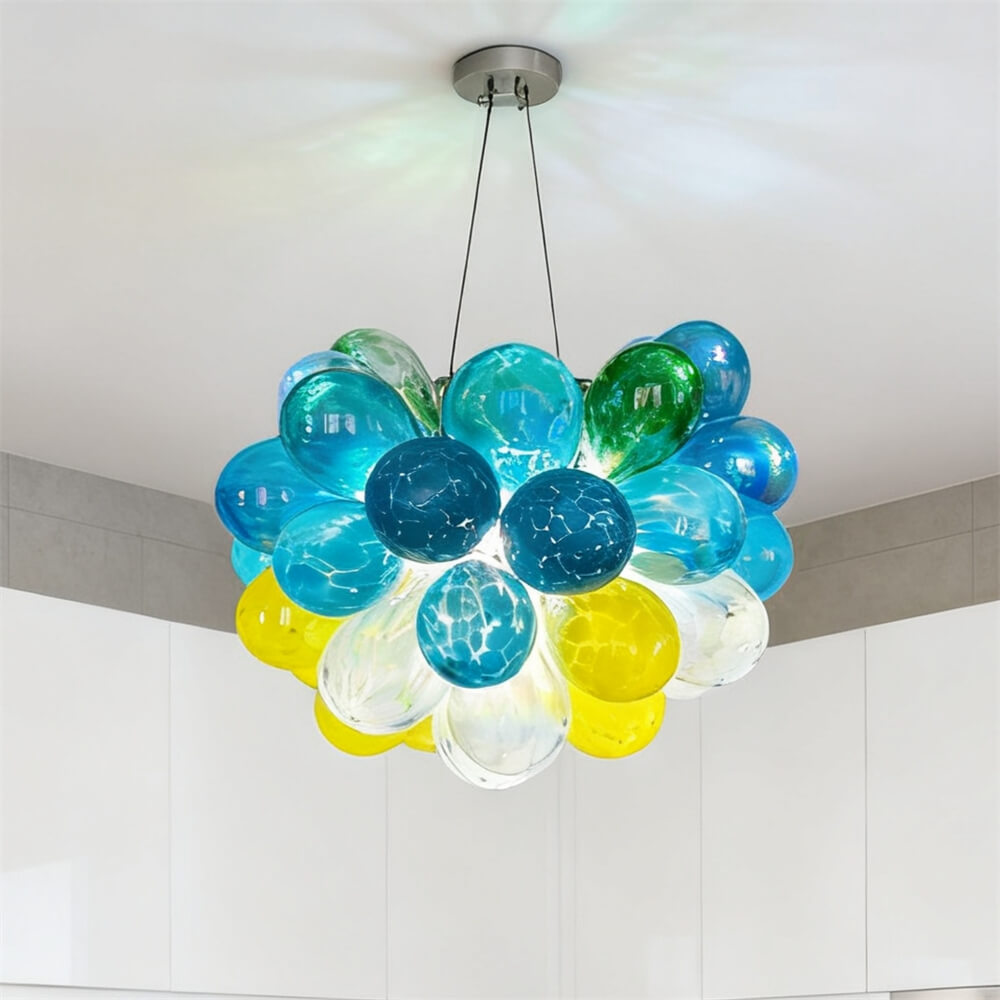 blown glass bubbles lighting