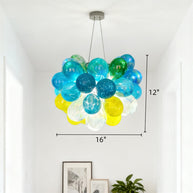 blown glass bubbles lighting