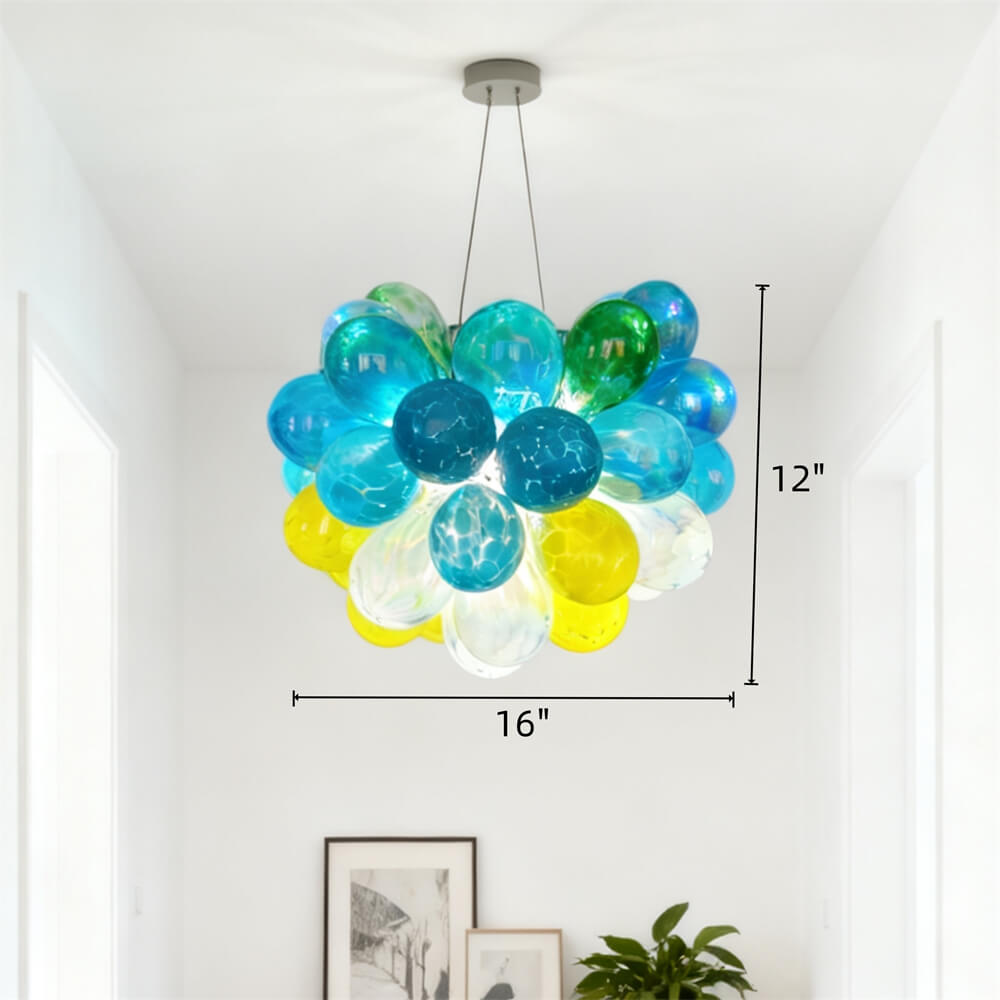 blown glass bubbles lighting