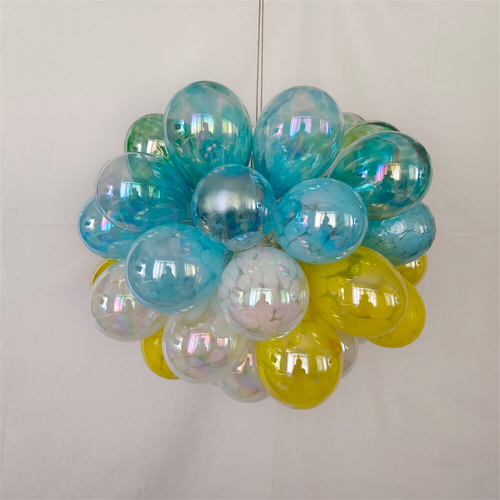 blown glass bubbles lighting