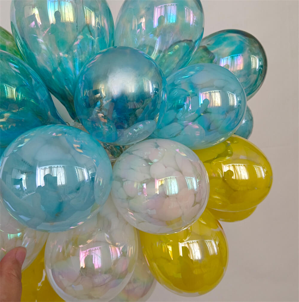 blown glass bubbles lighting