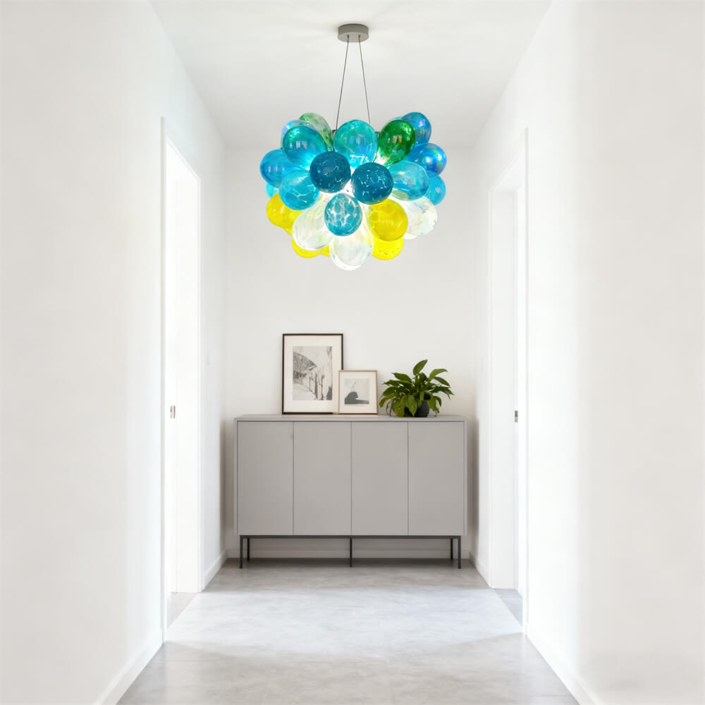 blown glass bubbles lighting