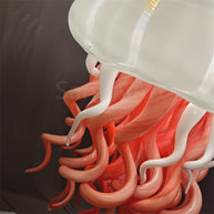 Dining room glass jellyfish lamp hand made art lighting