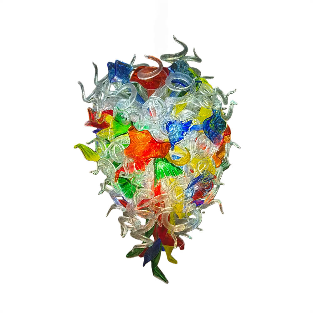 Hand made blown glass chandelier tulip staircase decoration