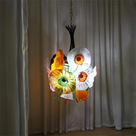 Hand made blown glass flower chandelier specail design Inspired by flowers in nature