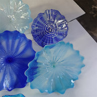 murano glass plates wall decoration