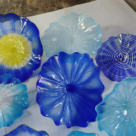 murano glass plates wall decoration