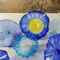 murano glass plates wall decoration