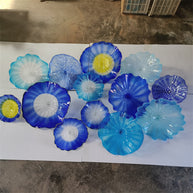 murano glass plates wall decoration