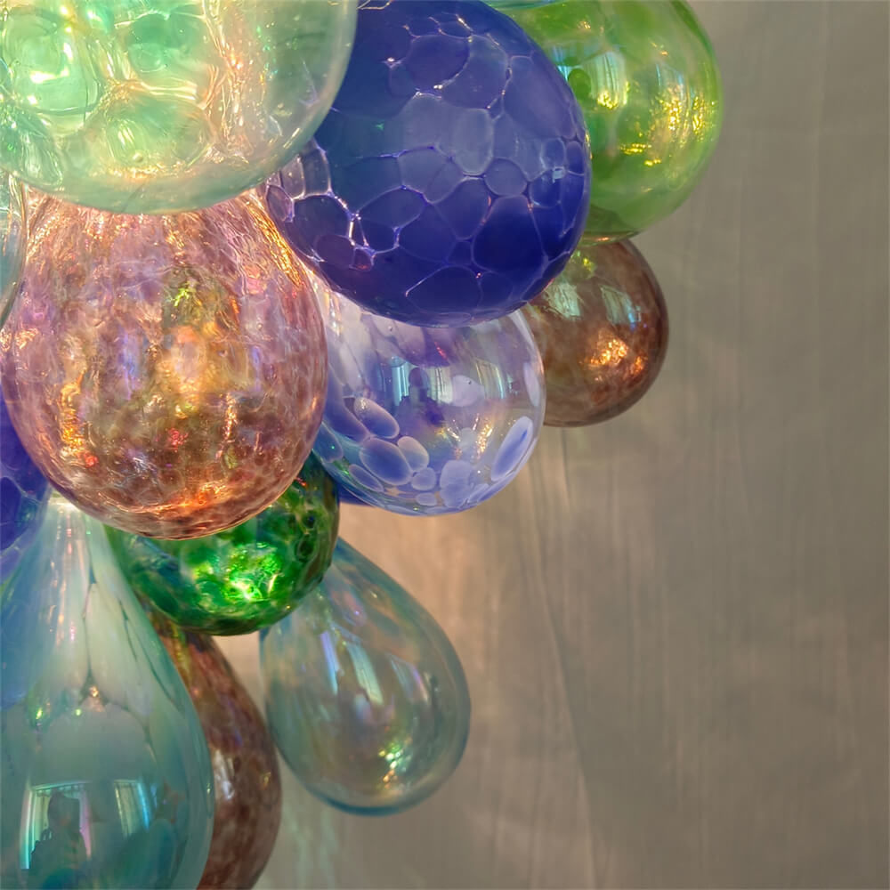 murano glass balls lighting