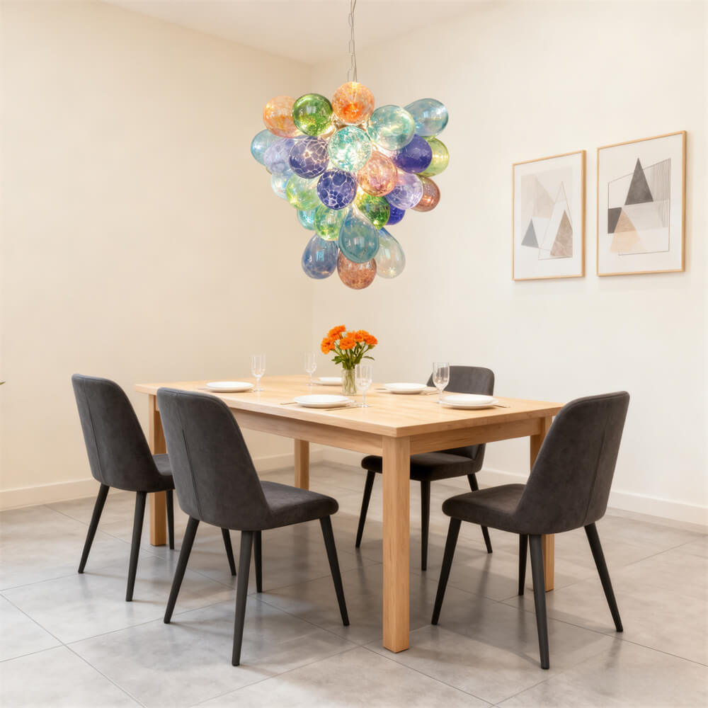 murano glass balls lighting