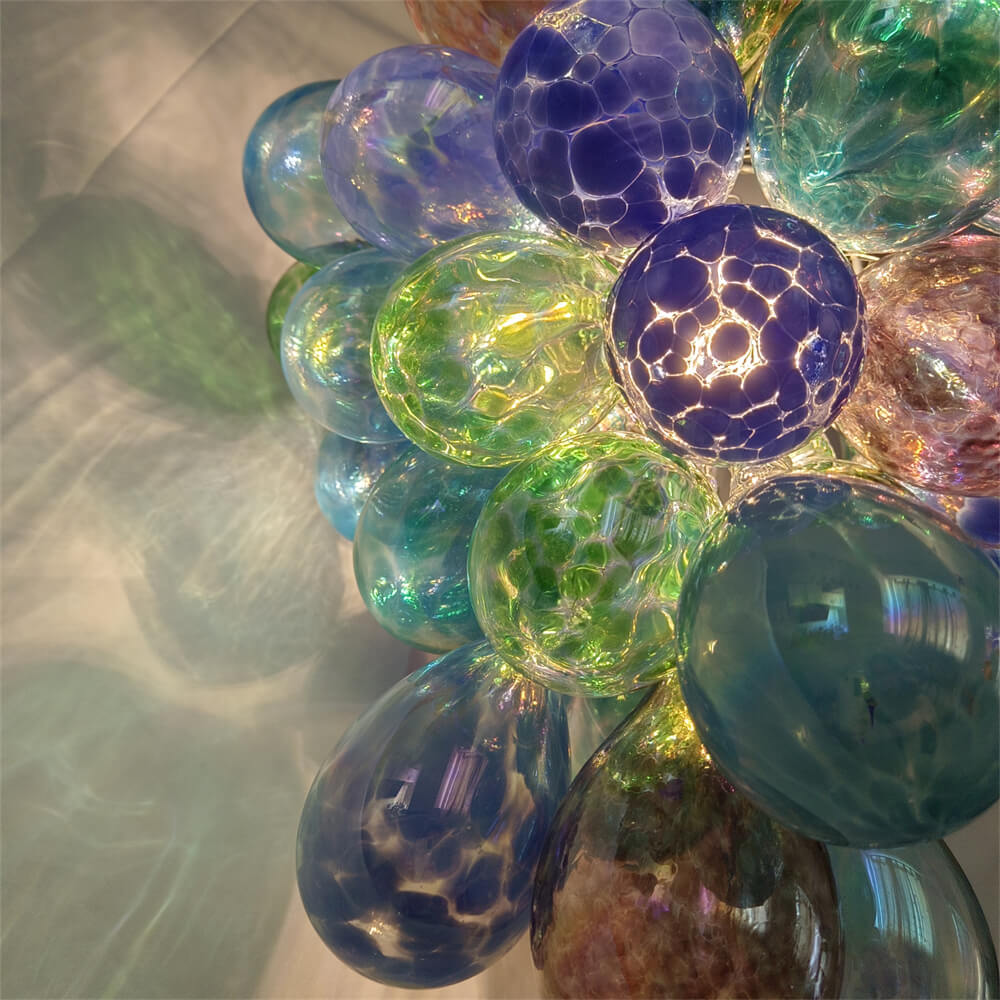 murano glass balls lighting