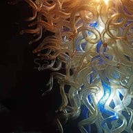 Hand made glass big chandelier