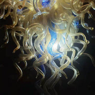 Hand made glass big chandelier