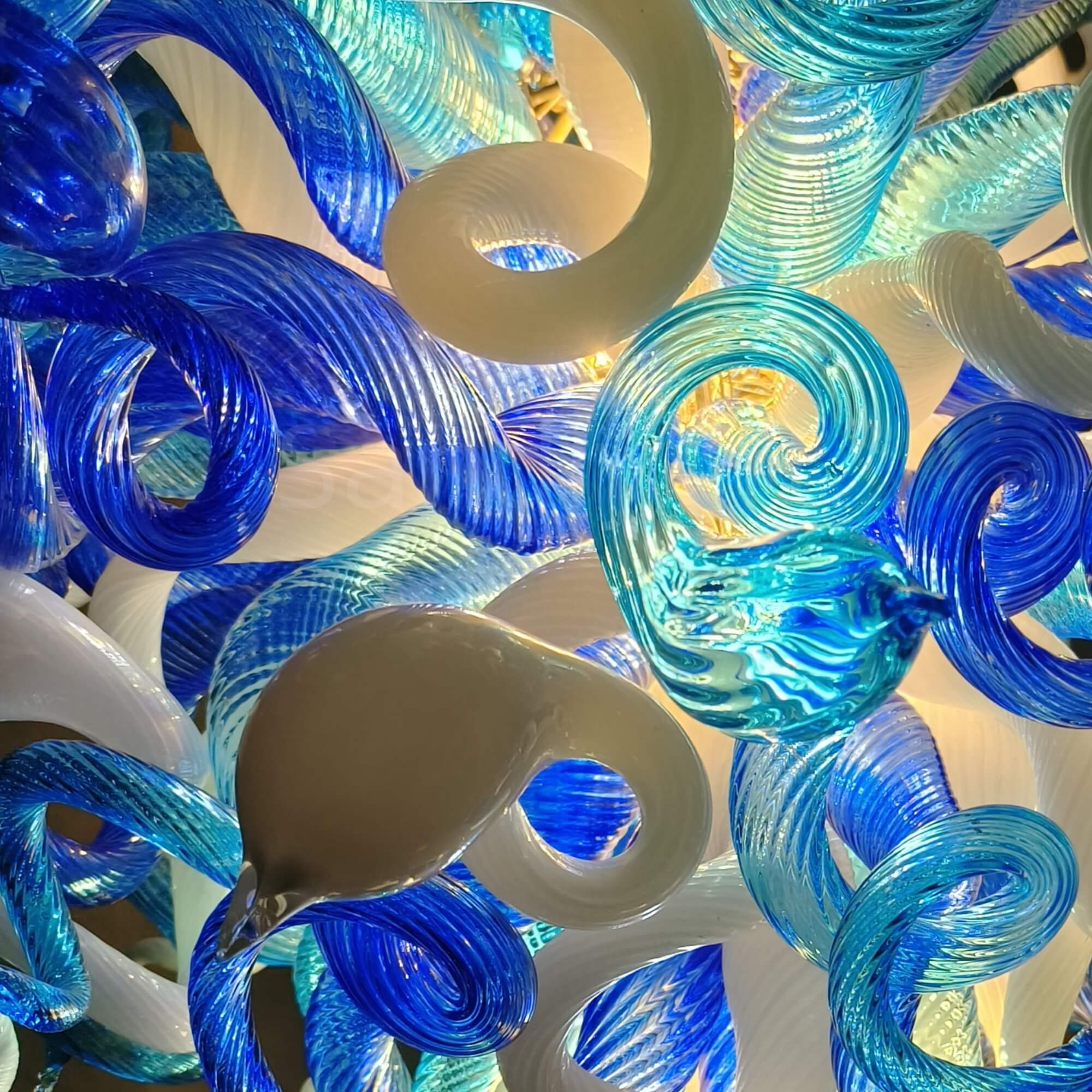 Hand made murano glass chandelier