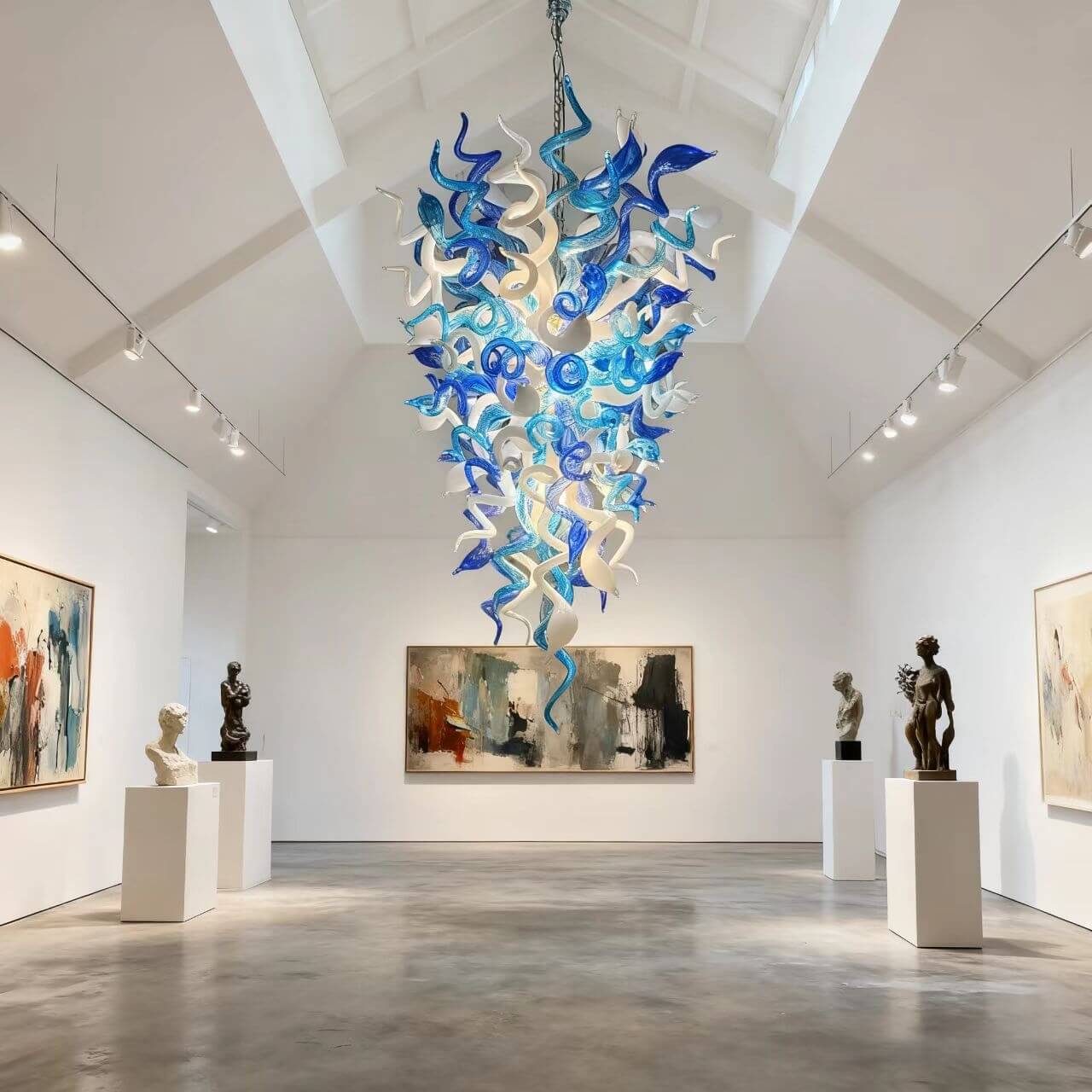 Hand made murano glass chandelier