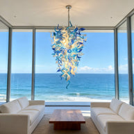 Hand made murano glass chandelier