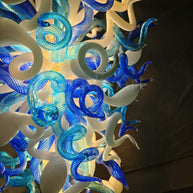Hand made murano glass chandelier