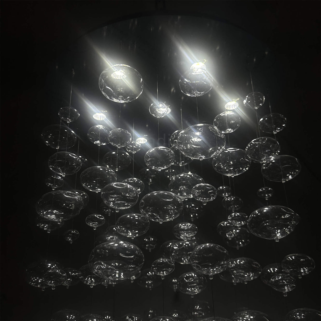 glass bubbls lighting