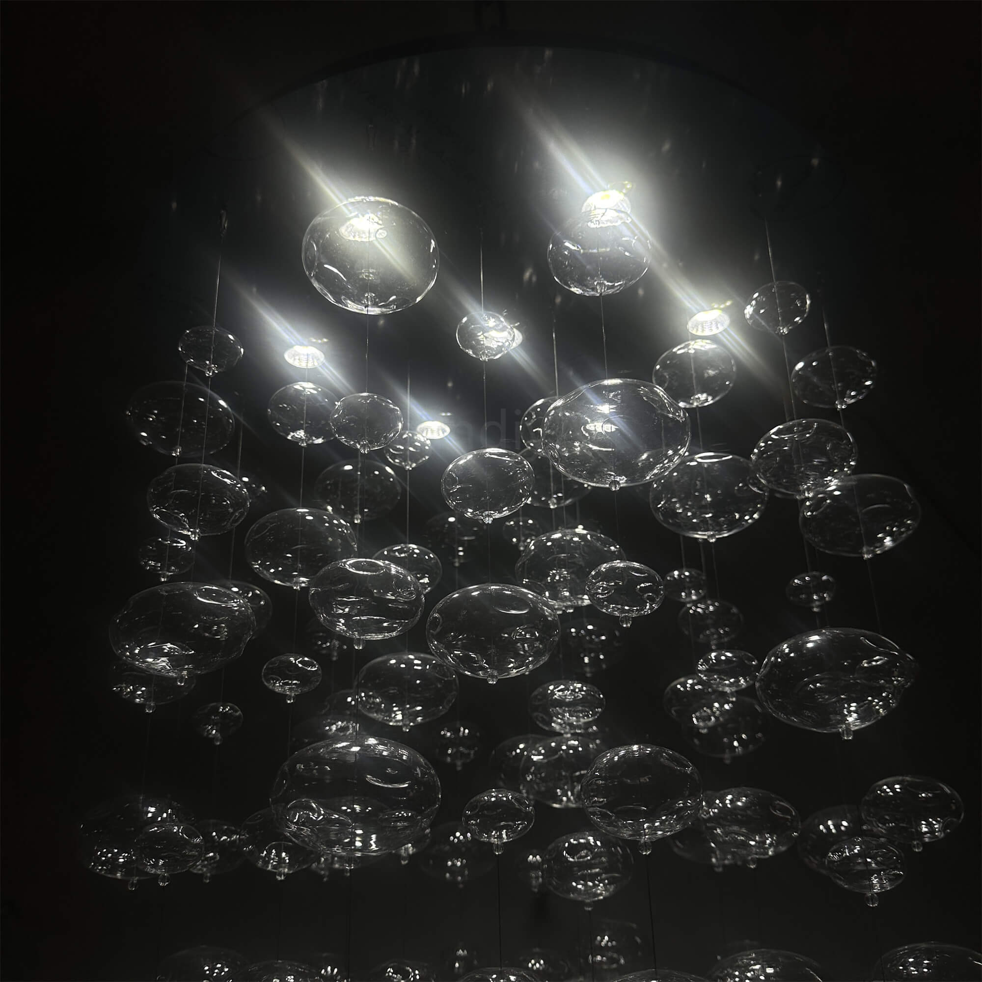 glass bubbls lighting