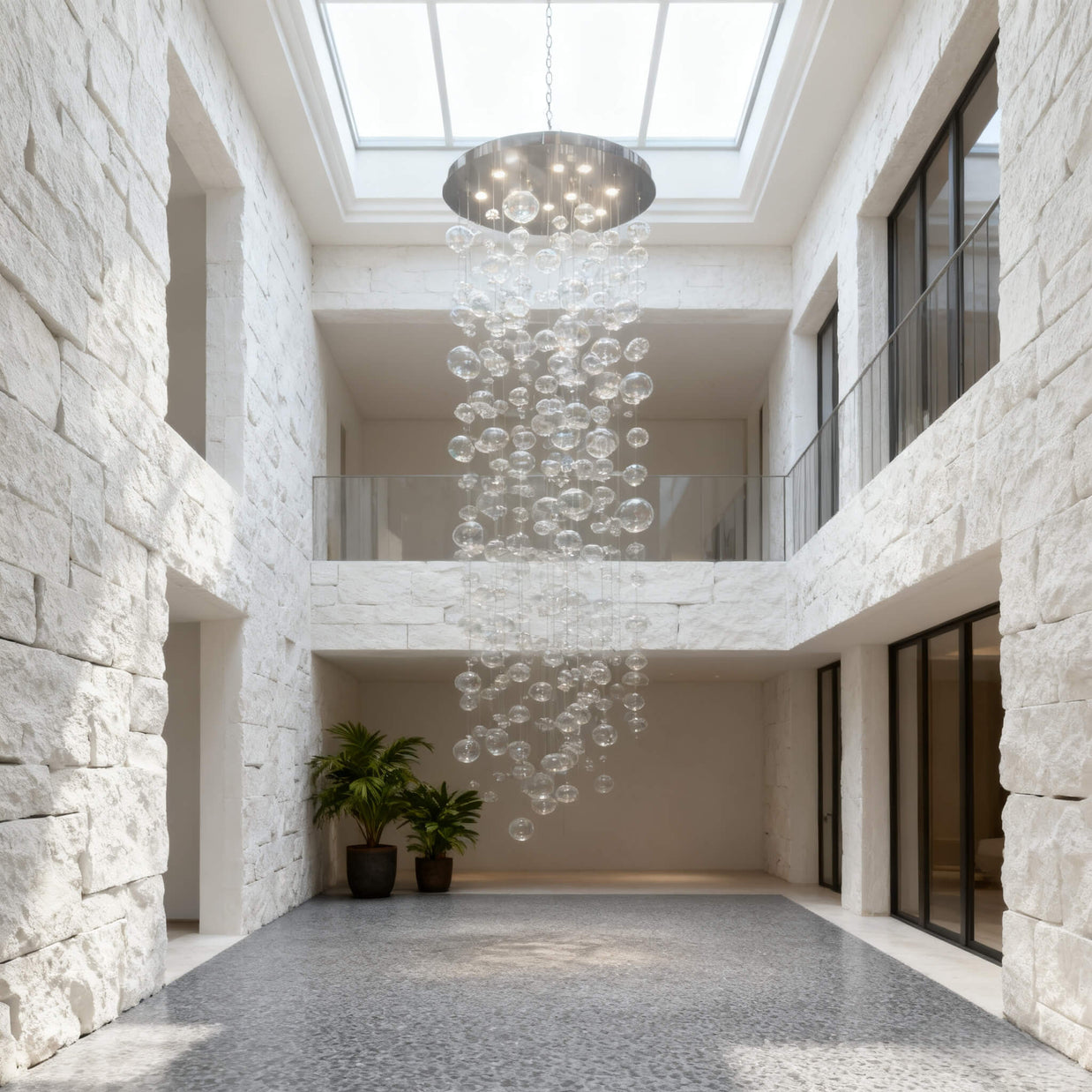 glass bubbls lighting