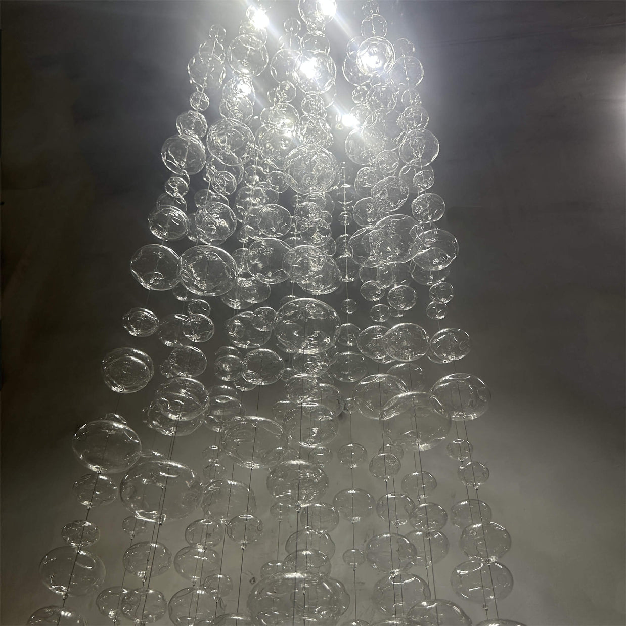 glass bubbls lighting