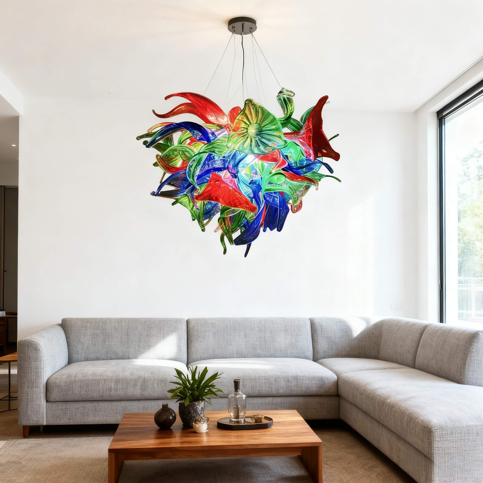 dining room floral chandelier