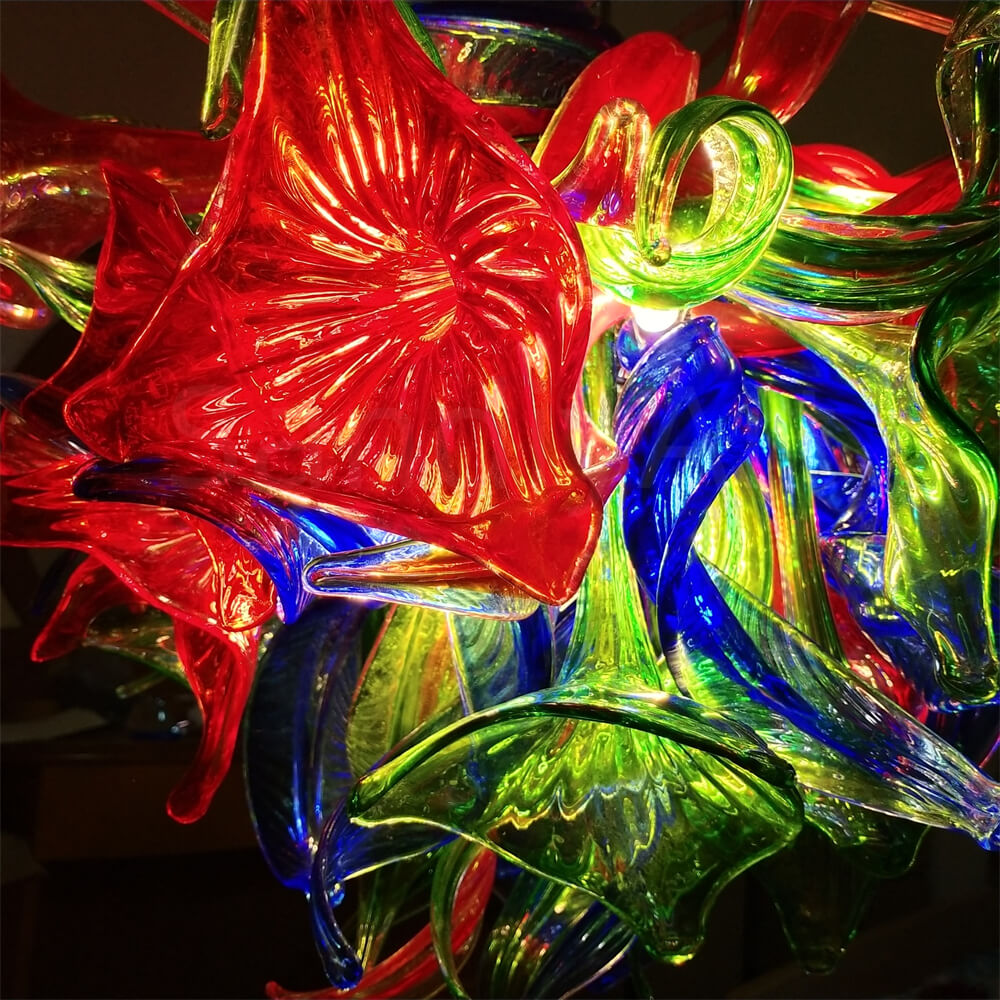 dining room floral chandelier