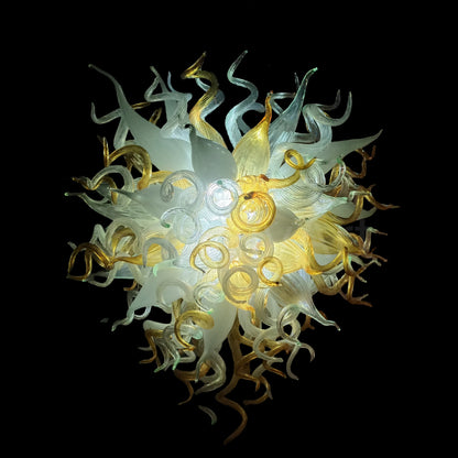 Handmade luxury gold murano glass chandelier modern design