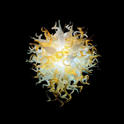 Handmade luxury gold murano glass chandelier modern design