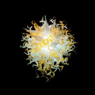 Handmade luxury gold murano glass chandelier modern design